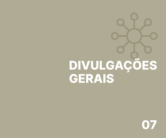Divulgações Gerais